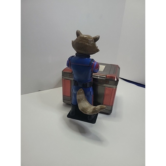 Rocket Raccoon AMC Guardians of the Galaxy Vol 3 Popcorn Tin Bucket + Figure 11" - Picture 5 of 8